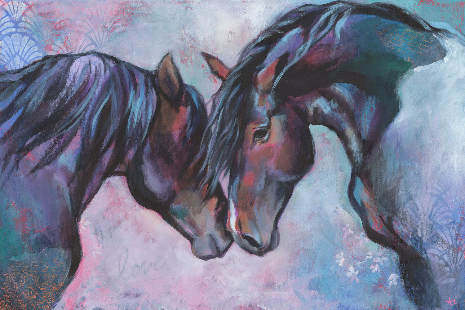 Horse on sale painting images